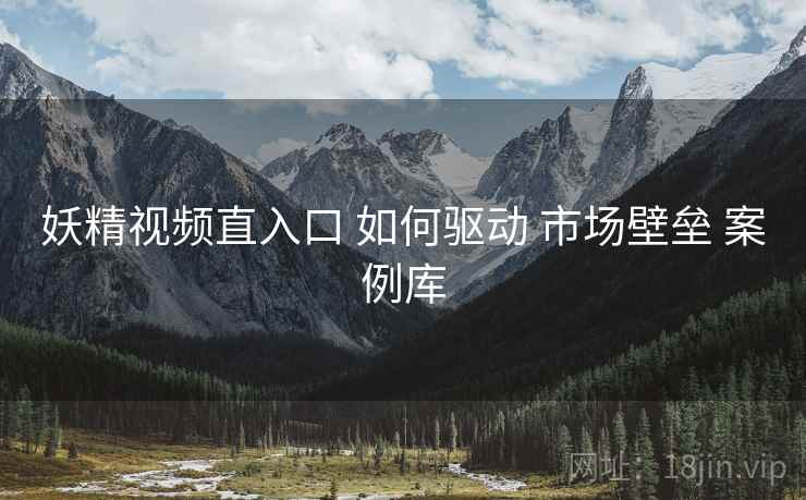 妖精视频直入口 如何驱动 市场壁垒 案例库