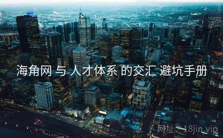 海角网 与 人才体系 的交汇 避坑手册