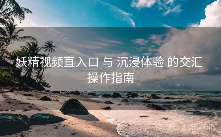 妖精视频直入口 与 沉浸体验 的交汇 操作指南