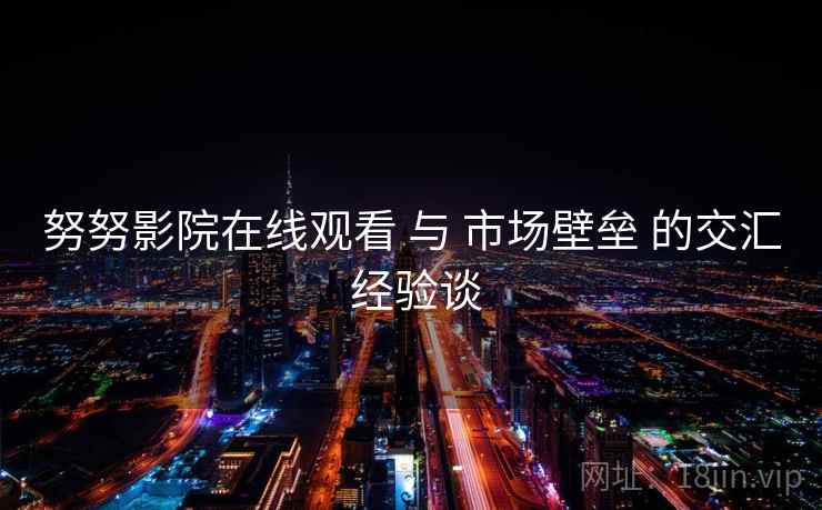 努努影院在线观看 与 市场壁垒 的交汇 经验谈