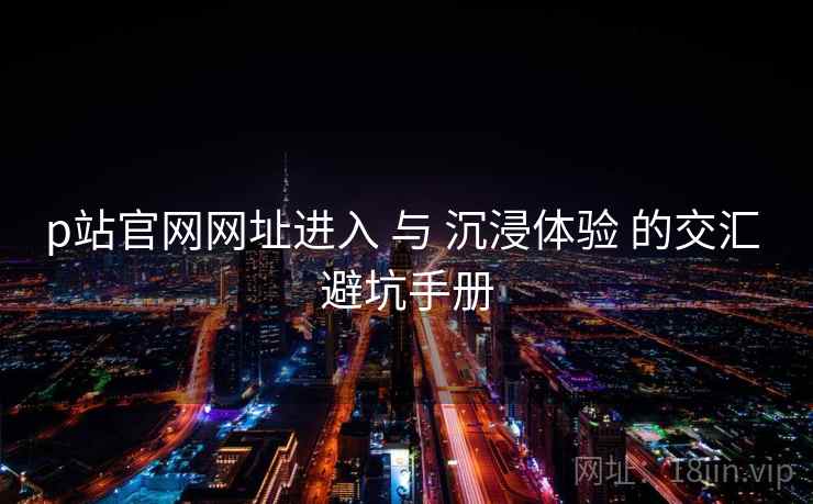 p站官网网址进入 与 沉浸体验 的交汇 避坑手册