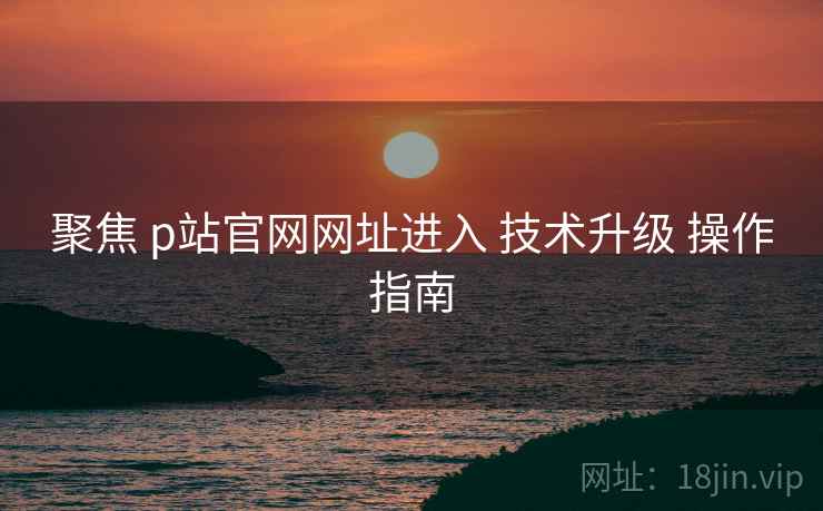 聚焦 p站官网网址进入 技术升级 操作指南